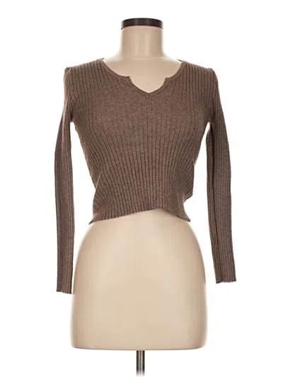 Pre-owned Timing Cardigan Sweater In Brown