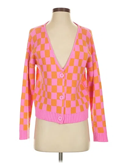 Pre-owned Timing Cardigan Sweater In Pink