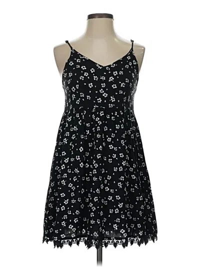 Pre-owned Timing Casual Dress In Black