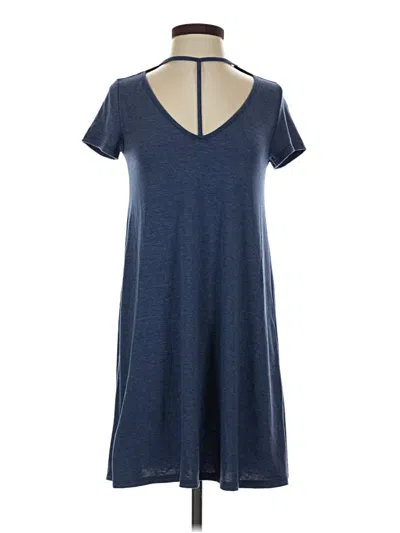 Pre-owned Timing Casual Dress In Blue