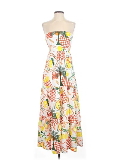 Pre-owned Timing Casual Dress In White