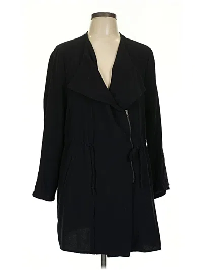 Pre-owned Timing Coat In Black