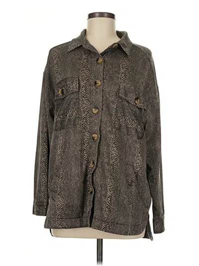 Pre-owned Timing Coat In Brown