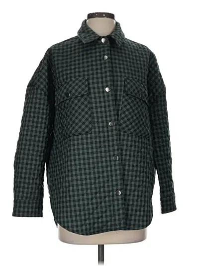 Pre-owned Timing Coat In Green