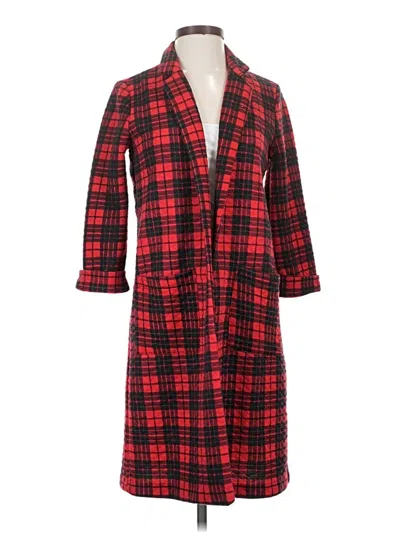 Pre-owned Timing Coat In Red