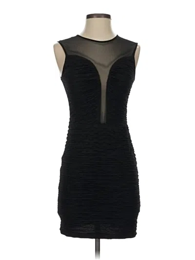 Pre-owned Timing Cocktail Dress In Black