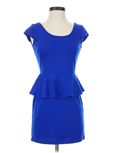 Pre-owned Timing Cocktail Dress In Blue