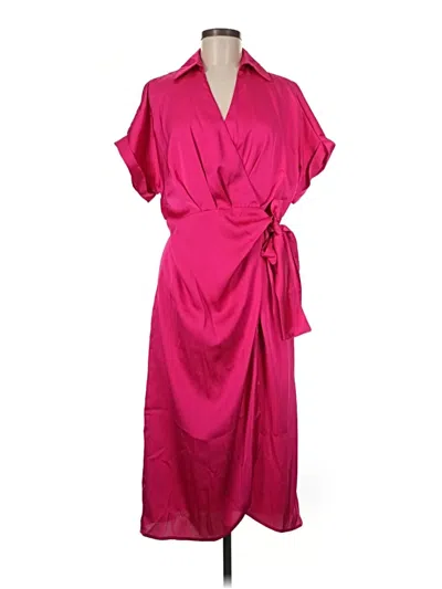 Pre-owned Timing Cocktail Dress In Pink