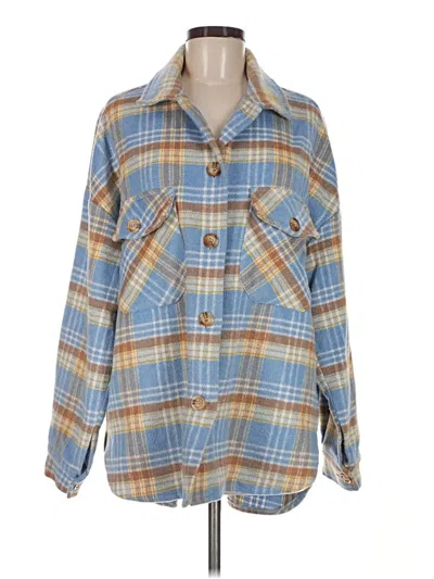 Pre-owned Timing Jacket In Blue