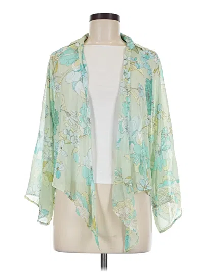 Pre-owned Timing Kimono In Green