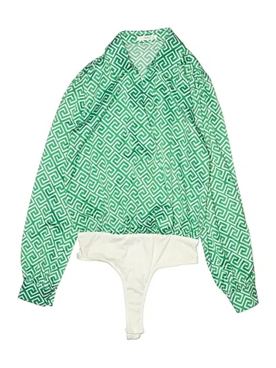 Pre-owned Timing Kimono In Green