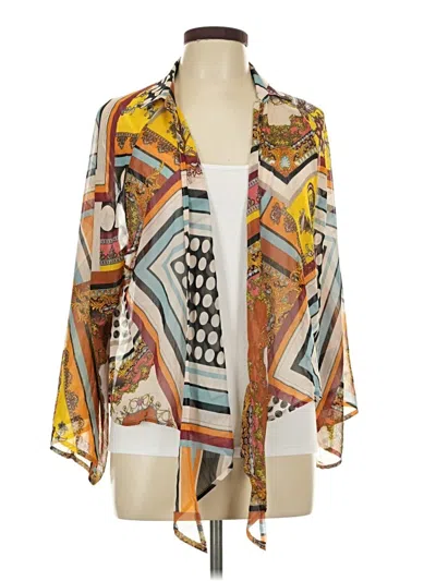 Pre-owned Timing Kimono In Yellow