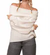 Timing Madelyn Sweater In Cream In Neutral