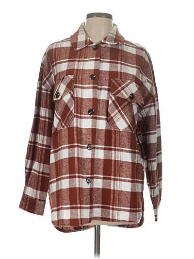 Pre-owned Timing Poncho In Brown