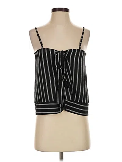 Pre-owned Timing Sleeveless Blouse In Black