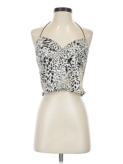 Pre-owned Timing Sleeveless Blouse In Silver