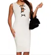 TIMING TAKE ME OUT DRESS IN WHITE