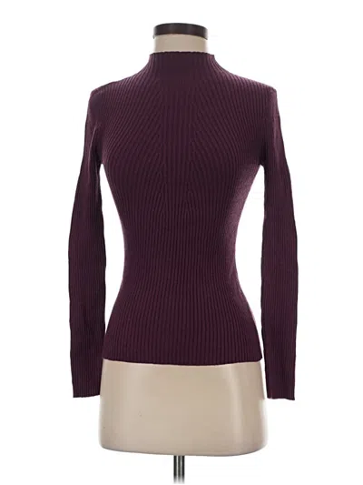 Pre-owned Timing Turtleneck Sweater In Burgundy