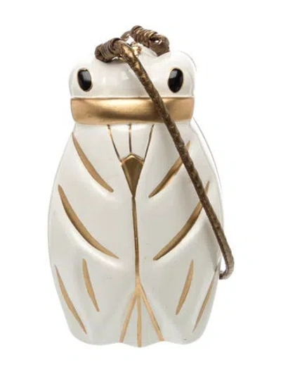 Pre-owned Timmy Woods Leather Bucket Bag In Neutral