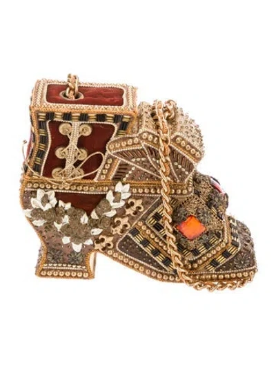 Pre-owned Timmy Woods Minaudière In Brown