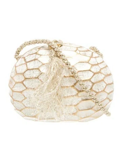 Pre-owned Timmy Woods Minaudière In Neutral