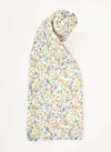 Timo & Violet Foxy Forest Shawl Blanket In White