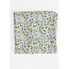 Timo & Violet Happy Monkey Shawl Blanket In Multi