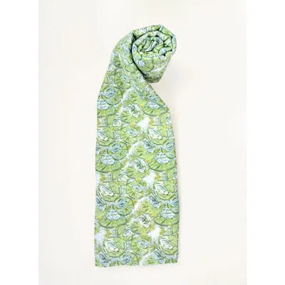 Timo & Violet Hoppy Place Shawl Blanket In Green