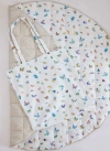Timo & Violet Madame Butterfly Play Mat And Tote In White