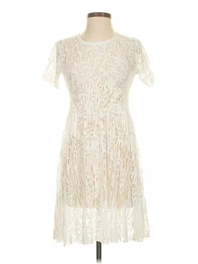 Pre-owned Timo Weiland Cocktail Dress In White