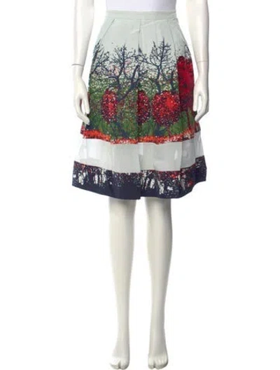 Pre-owned Timo Weiland Printed Knee-length Skirt In Multi