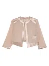 Timòtea Sheer-panel Jacket In Pink