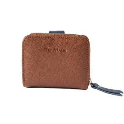 Tin Marin Camila Small Leather Wallet In Brown