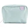Tin Marin Checs Nylon Pouch In Blue