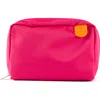 Tin Marin Checs Nylon Pouch In Pink