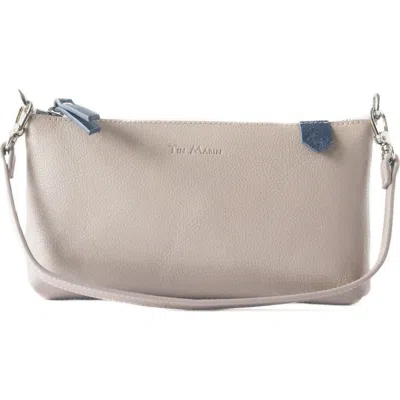 Tin Marin Elia Convertible Leather Bag In Gray