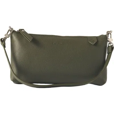 Tin Marin Elia Convertible Leather Bag In Green