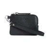 Tin Marin Gina Leather Top Zip Wallet In Black