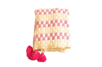 Tin Marin Handwoven Sujani Throw In Amer