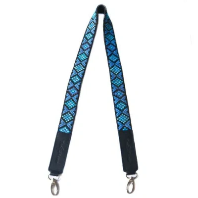 Tin Marin Mai Woven Bag Strap In Black
