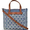 Tin Marin Mixte Large Woven Crossbody Bag In Blue