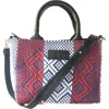 Tin Marin Small Woven Crossbody Bag With Leather In Multi