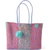 Tin Marin Sunset Woven Super Tote In Pink