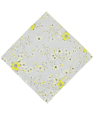 Tina Chen Designs Prunus Napkins, Set Of 4 In Yellow