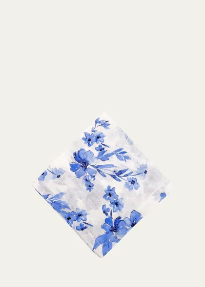 Tina Chen Designs Secret Garden Napkin In Blue
