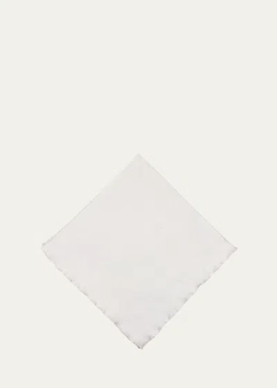 Tina Chen Designs White Lettuce Edge Napkin In Whitewhite