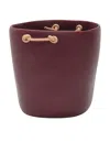 Tina Frey Designs Champagne Bucket In Oxblood