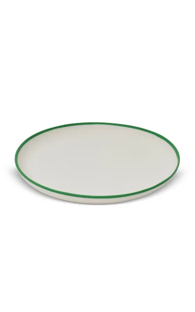 Tina Frey Designs Linge Medium Resin Platter In Green