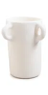 Tina Frey Loopy Small Vase In White