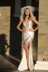 Tina Holly Tk151w Fitted Long Mermaid Wedding Dress In White